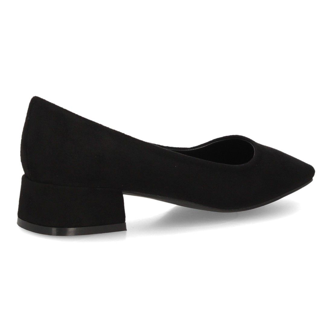 Merceditas elegantes con tacón bajo para mujer — HH996 — Negro - Imagen 4