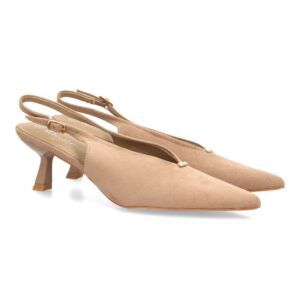 Zapatos slingback elegantes de tacón fino para mujer — HH1000 — Kaki