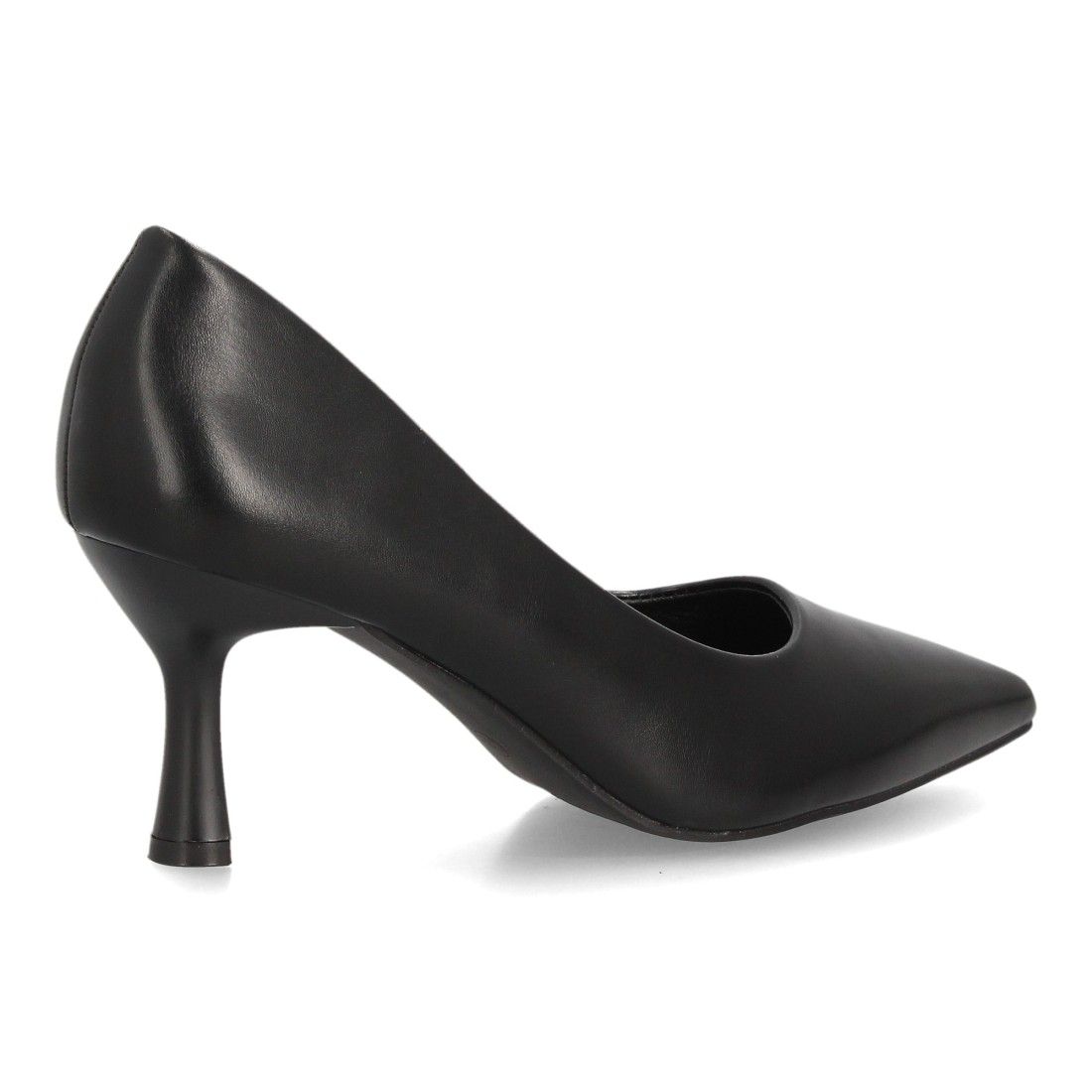 Salones elegantes de tacón medio mujer — YK560 — Negro - Imagen 4