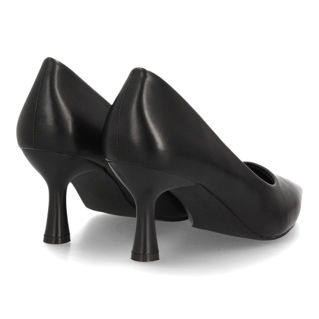 Salones elegantes de tacón medio mujer — YK560 — Negro - Imagen 5
