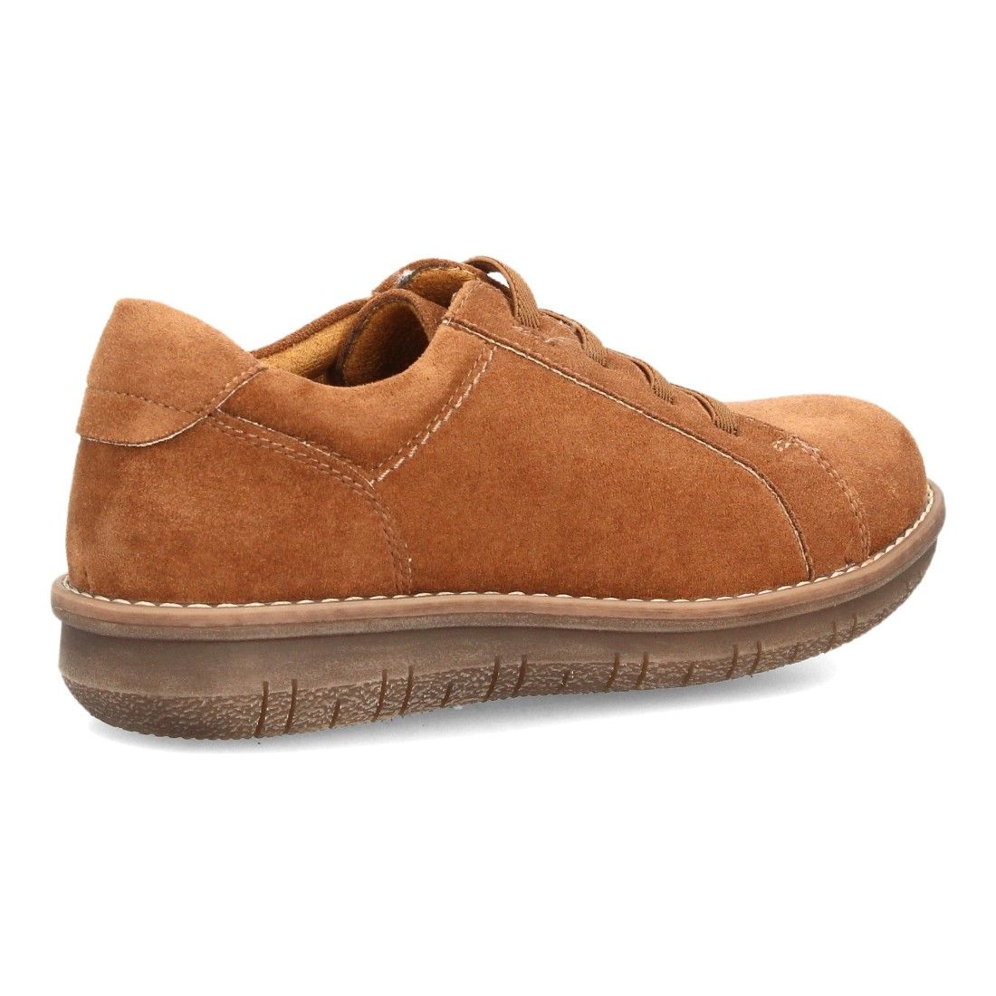 Zapato casual para mujer con cordones elásticos — VR6-3393 — Camel - Imagen 4