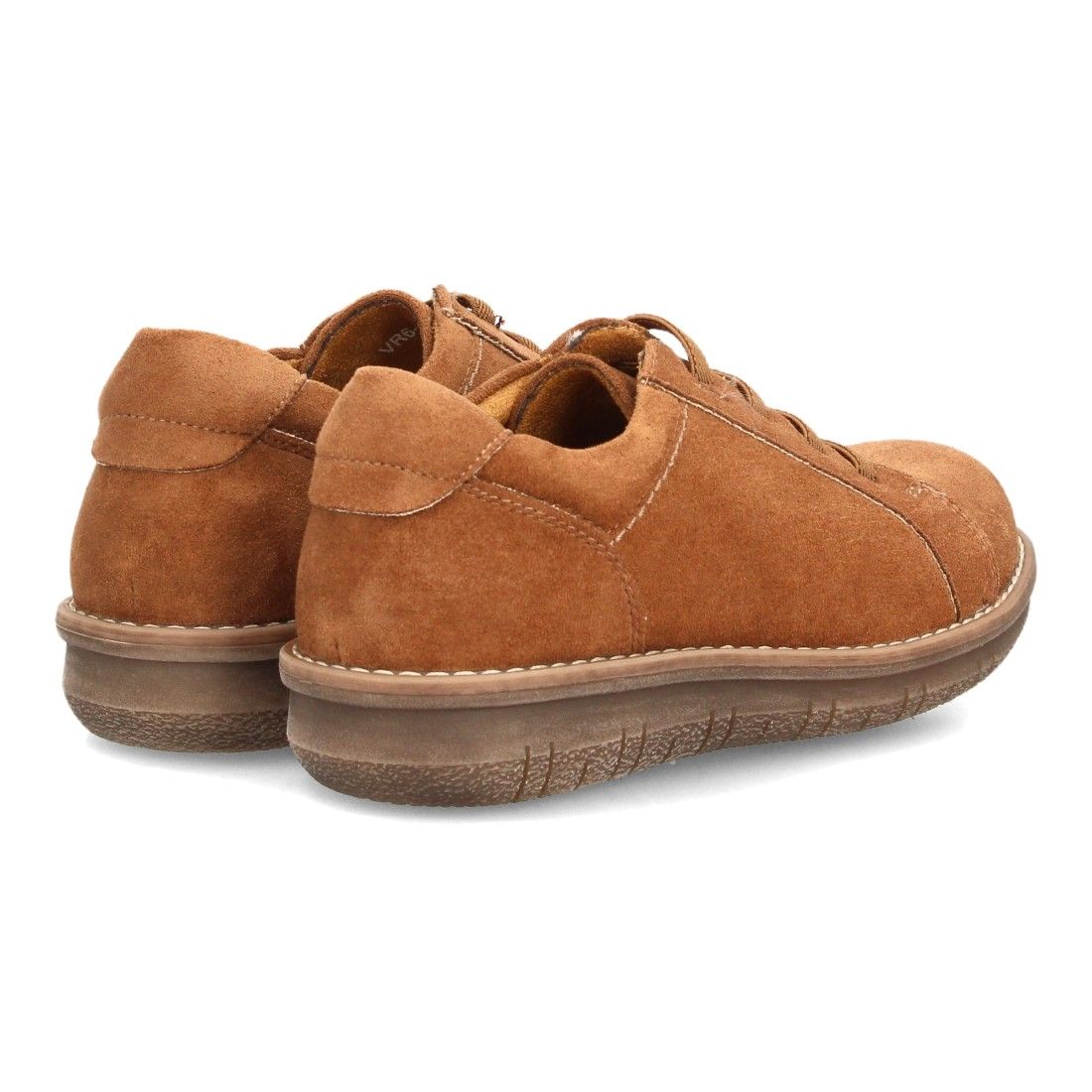 Zapato casual para mujer con cordones elásticos — VR6-3393 — Camel - Imagen 5