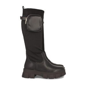 Bota de Plataforma con Bolso