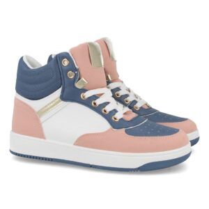 Zapatilla Abotinada Multicolor con Cordones