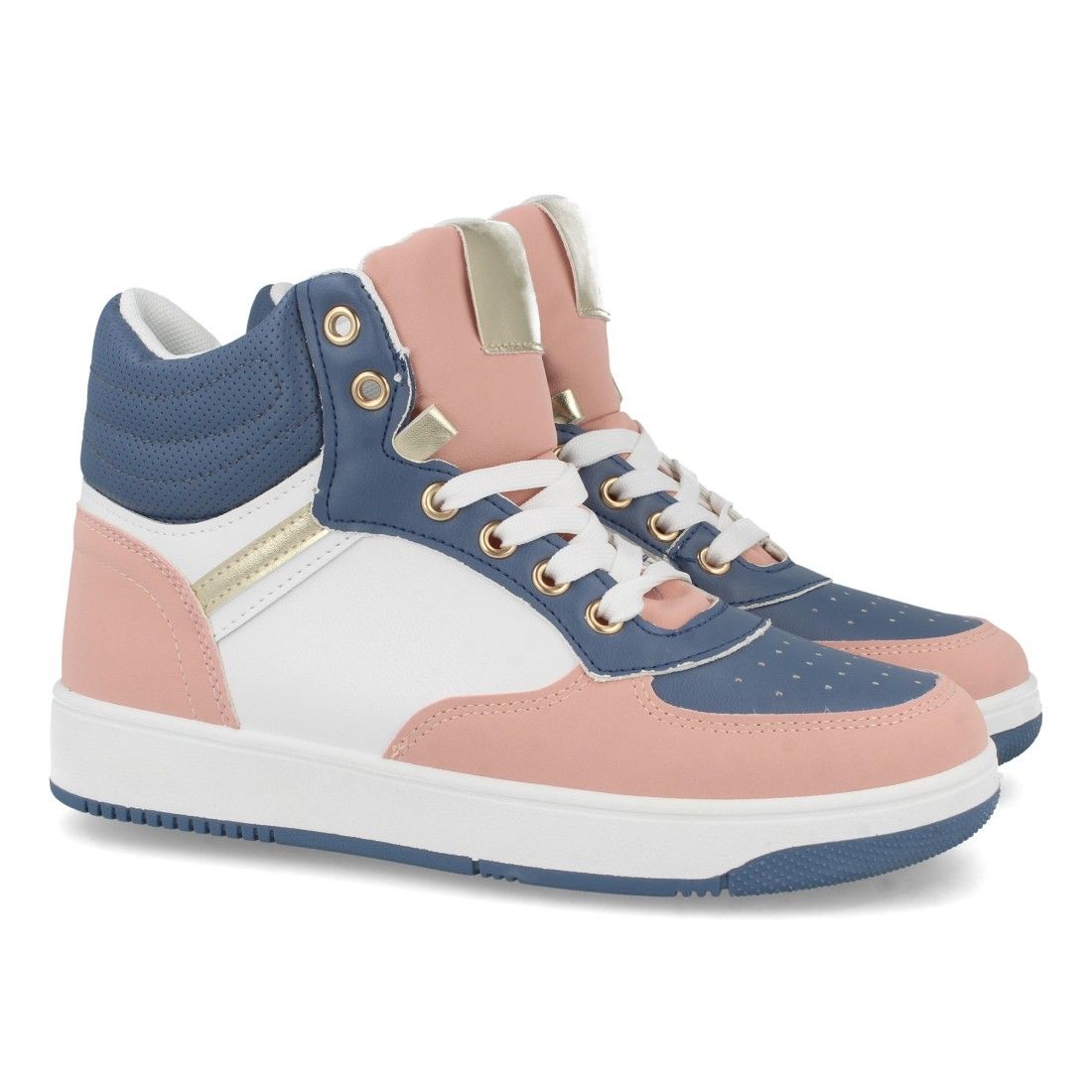 Zapatilla Abotinada Multicolor con Cordones