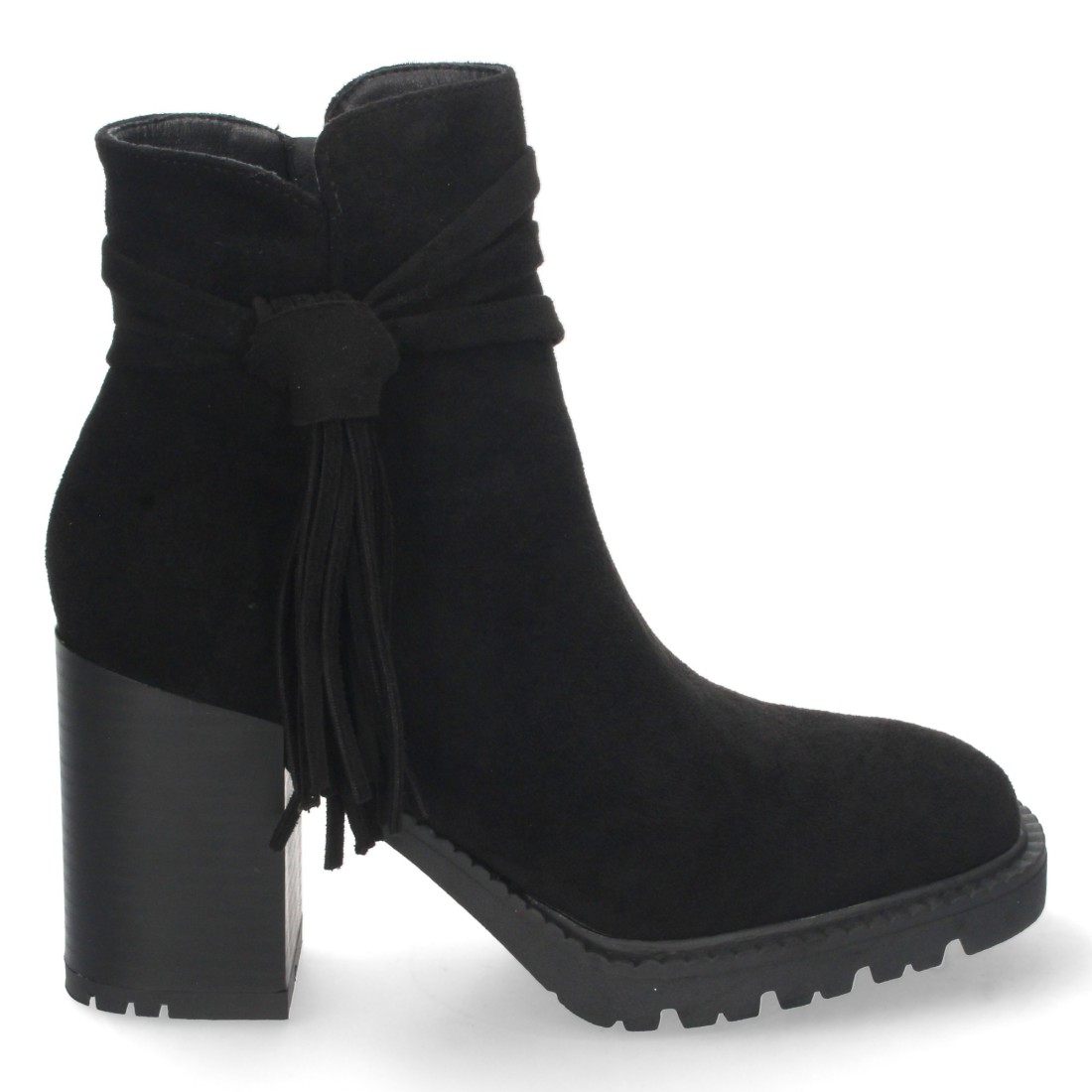 Botin de Tacon con Flecos y Cremallera - Imagen 2