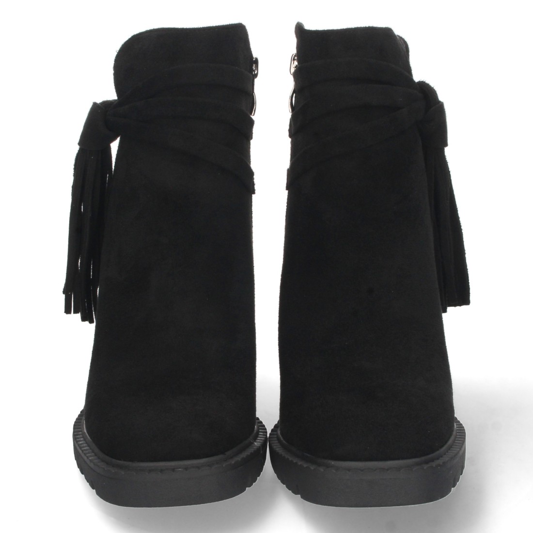 Botin de Tacon con Flecos y Cremallera - Imagen 3