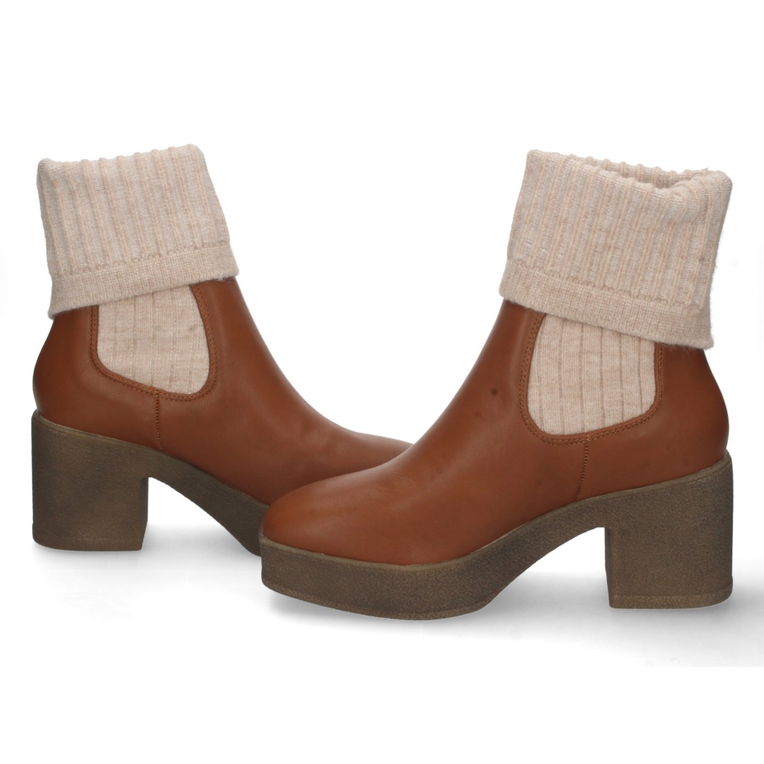 Botin de Tacon con Calcetin Elastico - Imagen 5