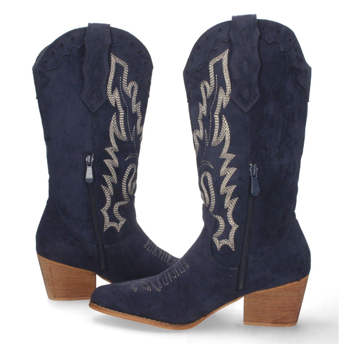 Bota Campera con Tacon y Bordado - Imagen 5