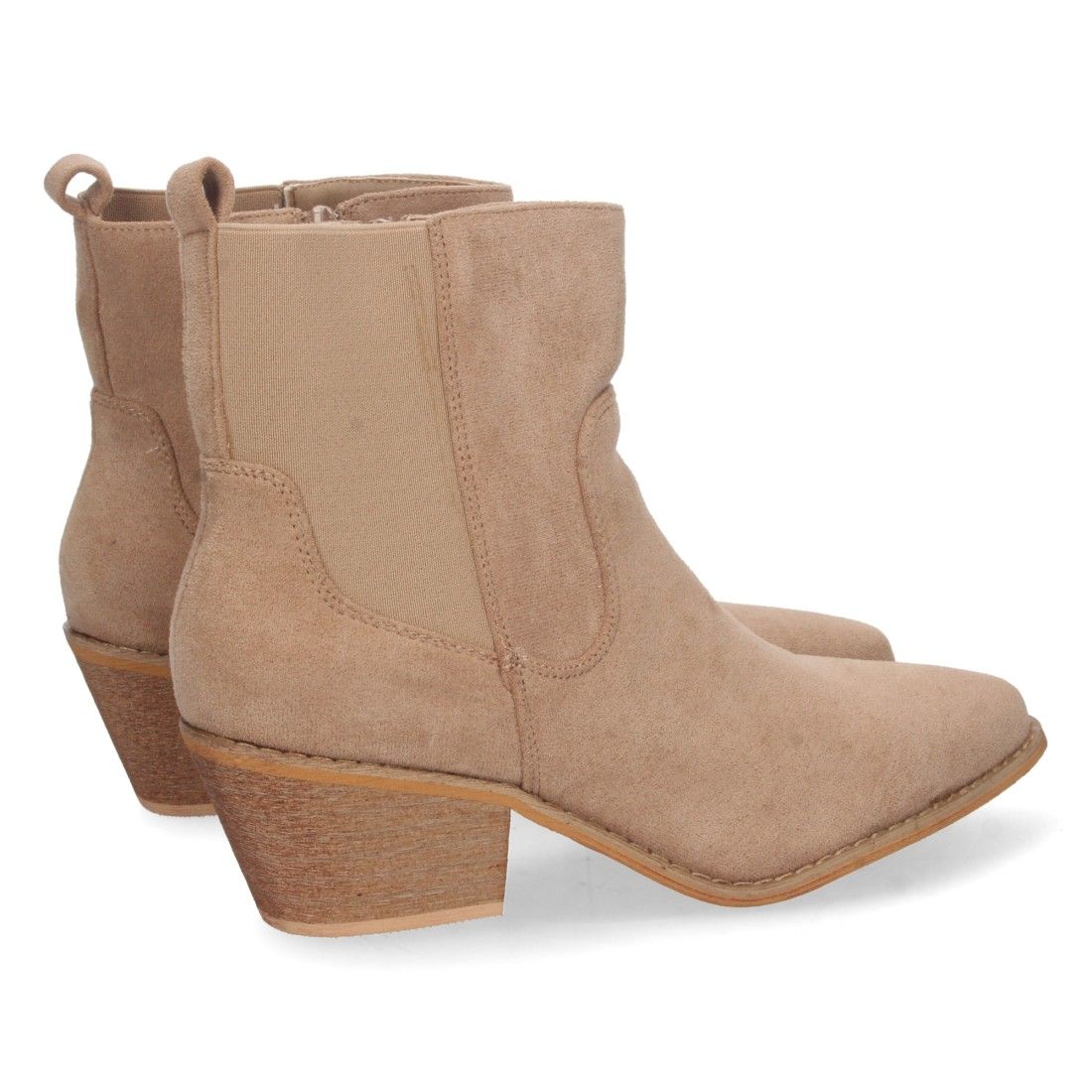 Botin de Tacon con Elastico y Cremallera - Imagen 4