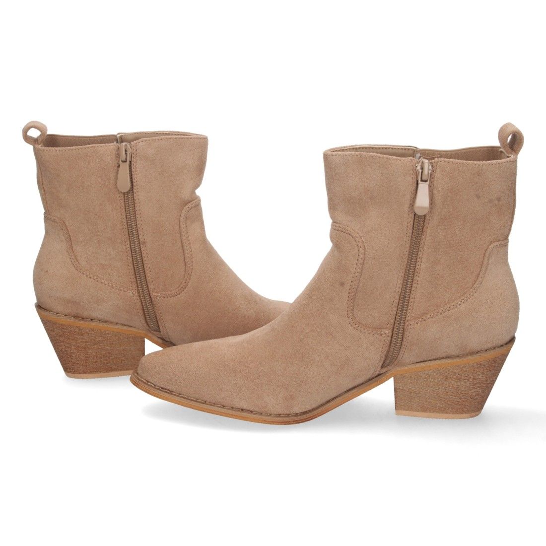 Botin de Tacon con Elastico y Cremallera - Imagen 5