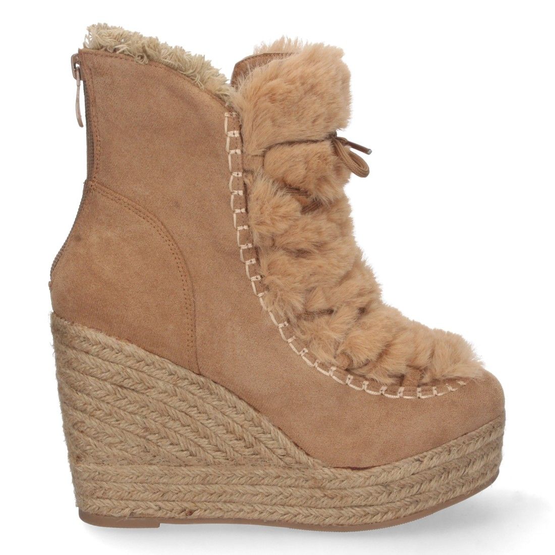 Botin de Cuña con Yute y Forrado de Pelo - Imagen 2