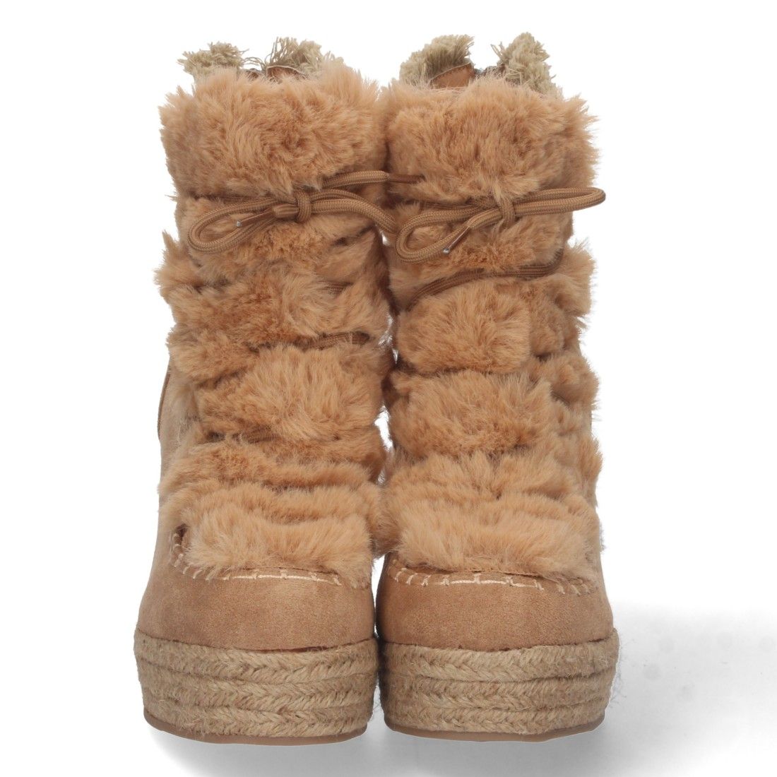 Botin de Cuña con Yute y Forrado de Pelo - Imagen 3