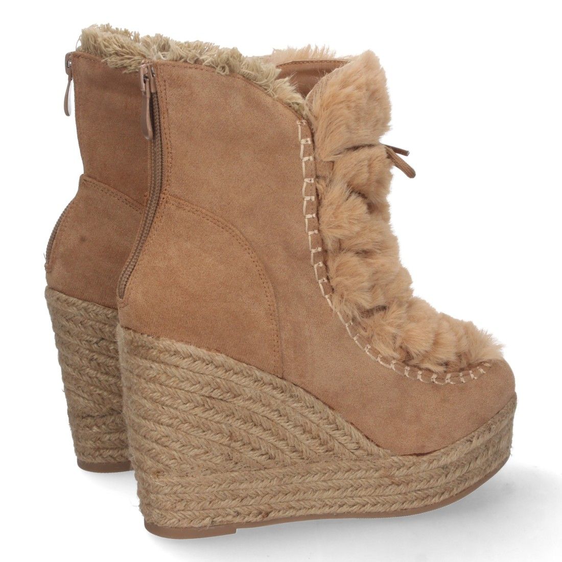 Botin de Cuña con Yute y Forrado de Pelo - Imagen 4