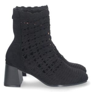 Botin de Tacon con Material Entrelazado