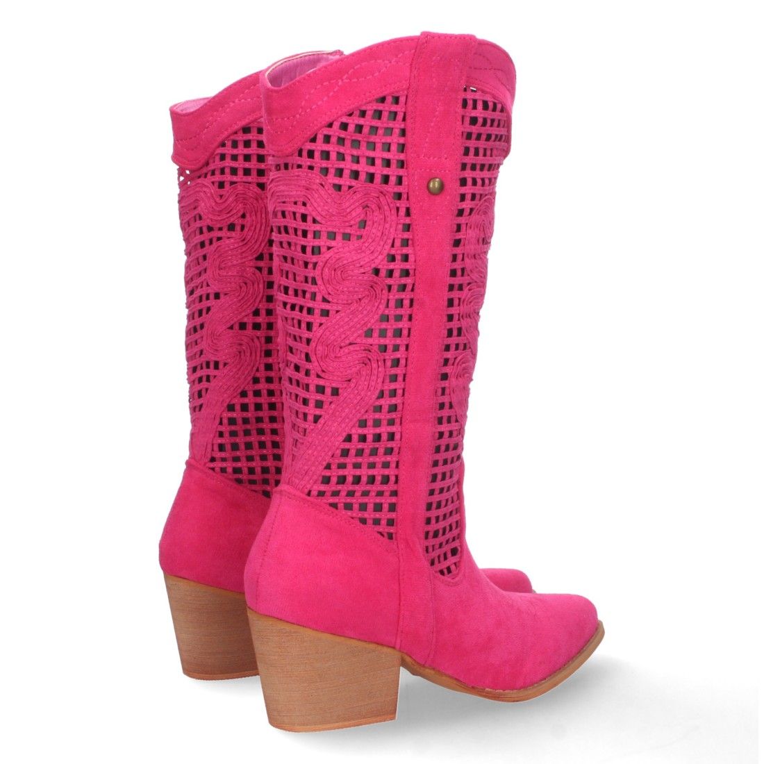 Bota de Tacon con Calados y Cremallera - Imagen 4